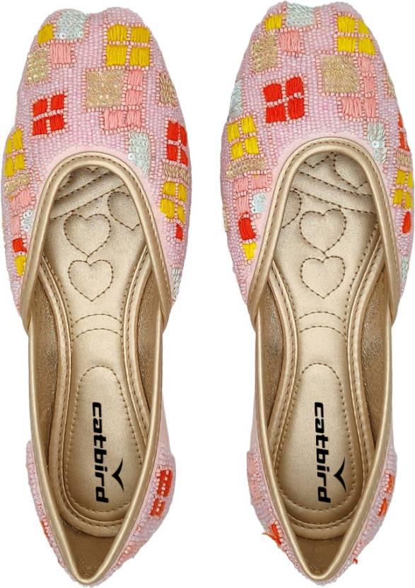 Women Stylish Handmade Embroidery Jutti Bellies For Women-KYAMSTORE
