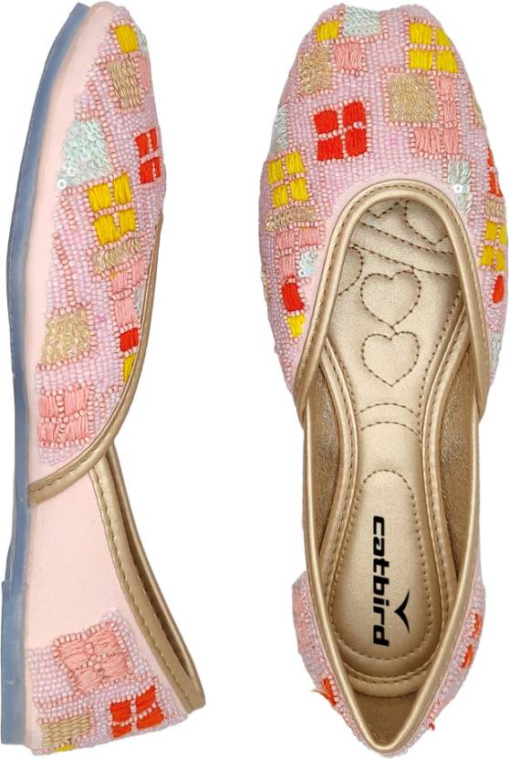 Women Stylish Handmade Embroidery Jutti Bellies For Women-KYAMSTORE