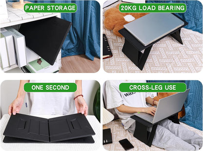 Adjustable Folding Table Desk for Home, Office, and Car – Lightweight & Portable-KYAMSTORE