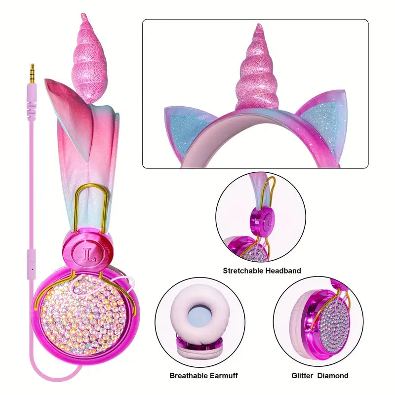 Unicorn Headphones for Girls | Delivery: 7 to 10 business days | Limited stocks available | Hurry before Sold Out