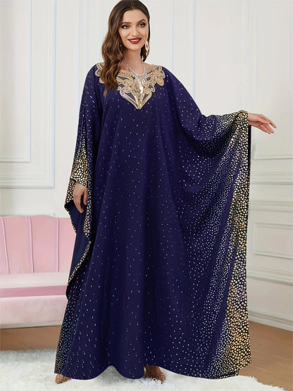 Middle East Fashion Elegant Hot Stamping Print | Delivery: 7 to 10 business days | Limited stocks available | Hurry before Sold Out