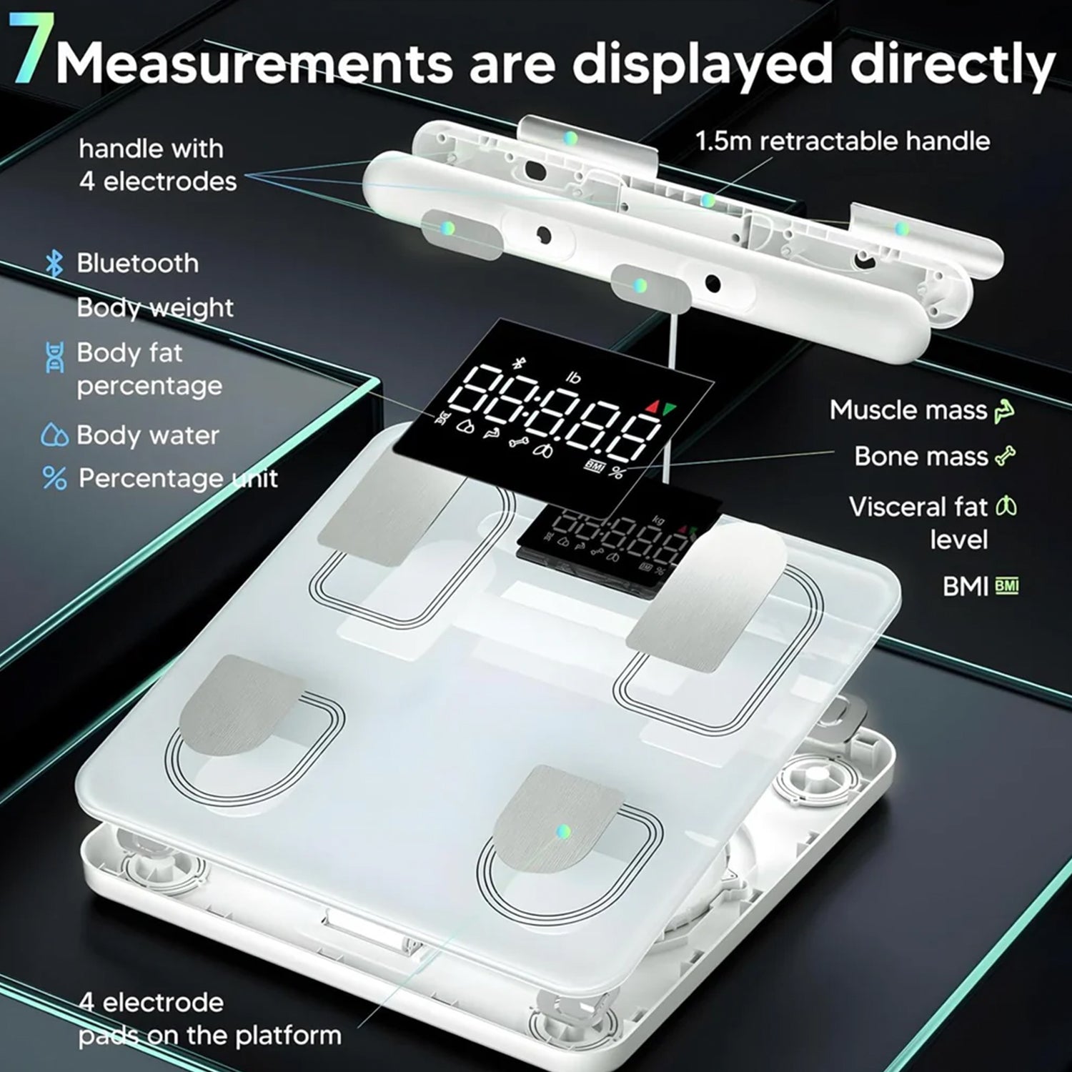 ADMOS 8-Electrode Smart Body Scale-KYAMSTORE
