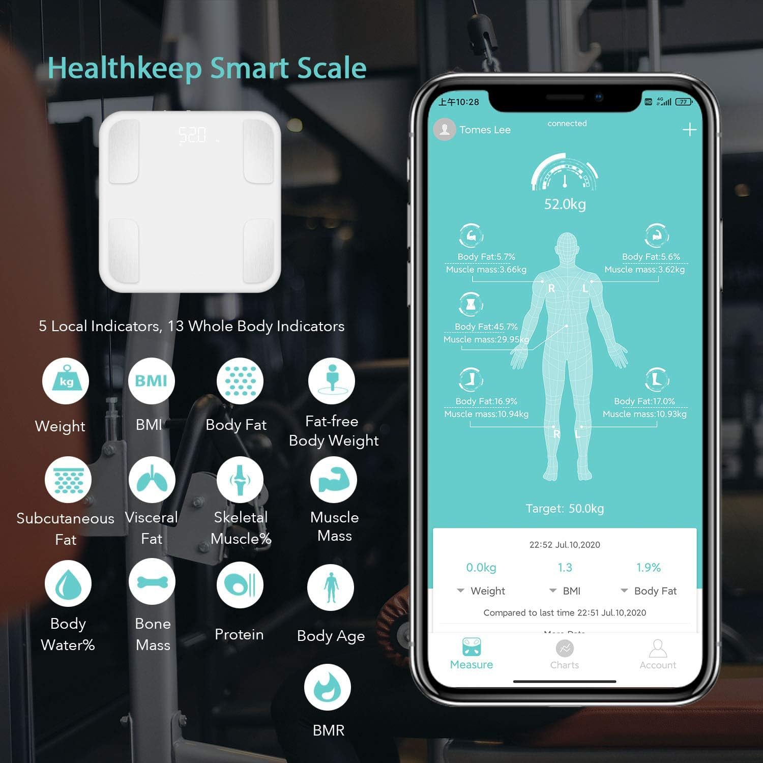 ADMOS 8-Electrode Smart Body Scale-KYAMSTORE