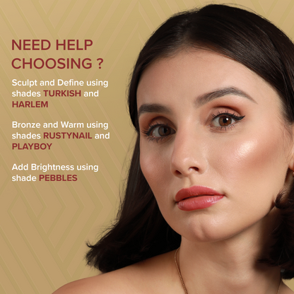 Backstage Essential Highlighter & Contour Powder Palette - BKS003-KYAMSTORE