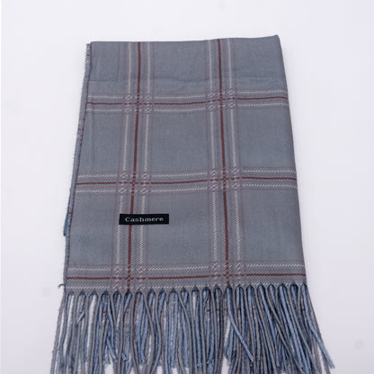 Premium Double-Sided Cashmere Cotton Winter Shawl-KYAMSTORE