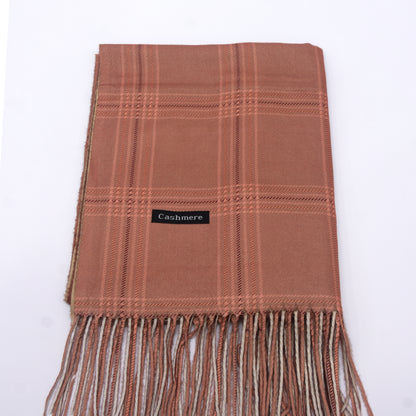 Premium Double-Sided Cashmere Cotton Winter Shawl-KYAMSTORE