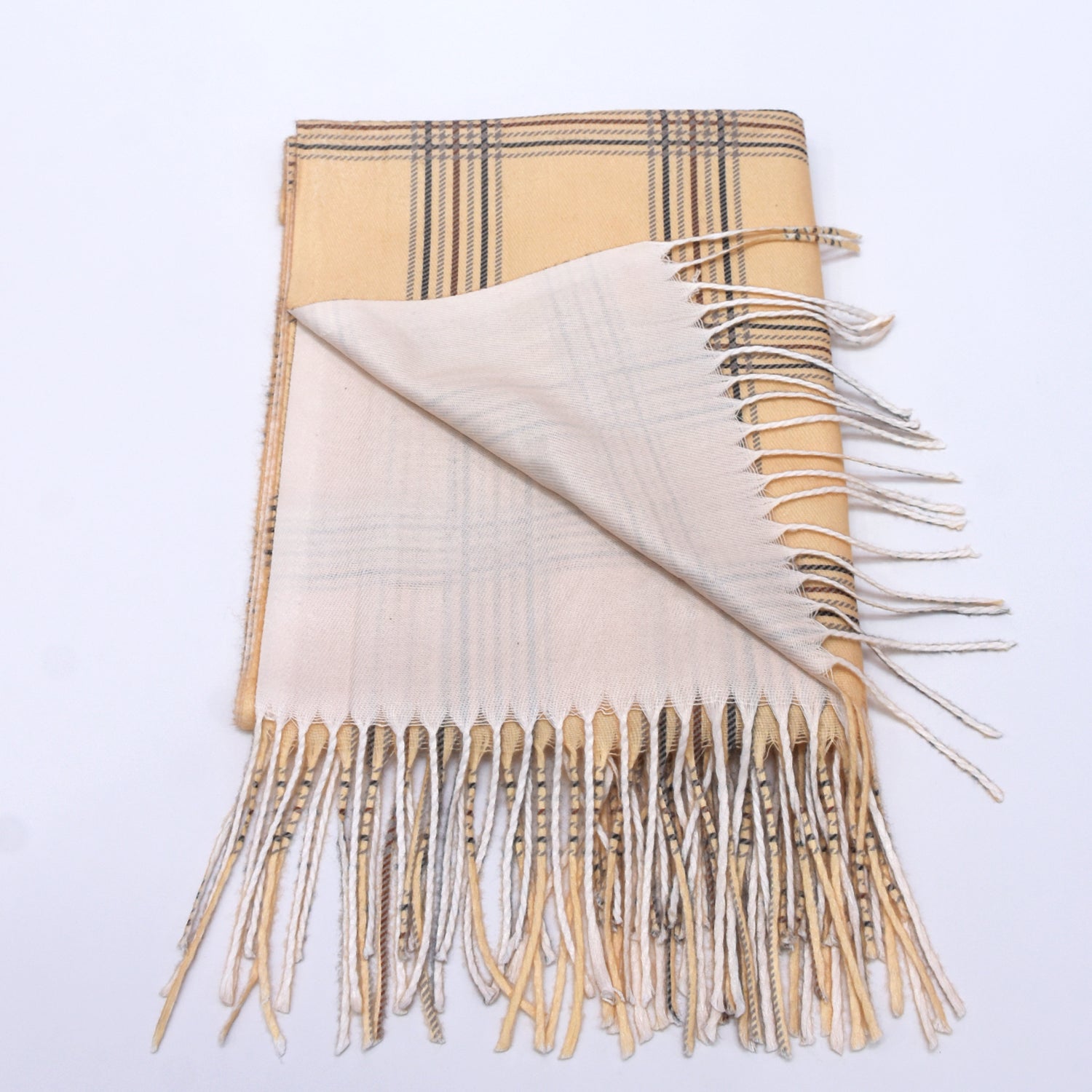 Premium Double-Sided Cashmere Cotton Winter Shawl-KYAMSTORE