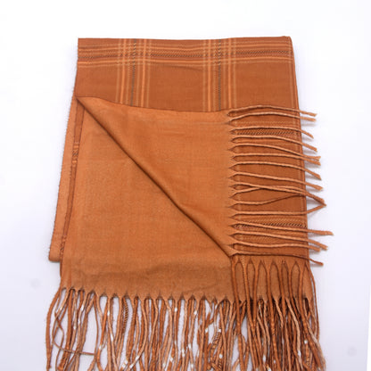Premium Double-Sided Cashmere Cotton Winter Shawl-KYAMSTORE
