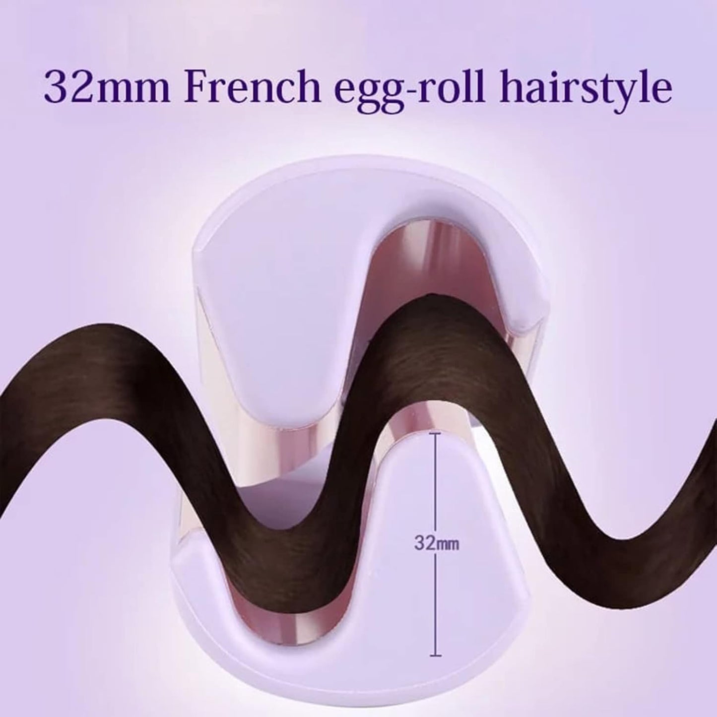 French Egg Roll V-Shaped Curling Iron-KYAMSTORE