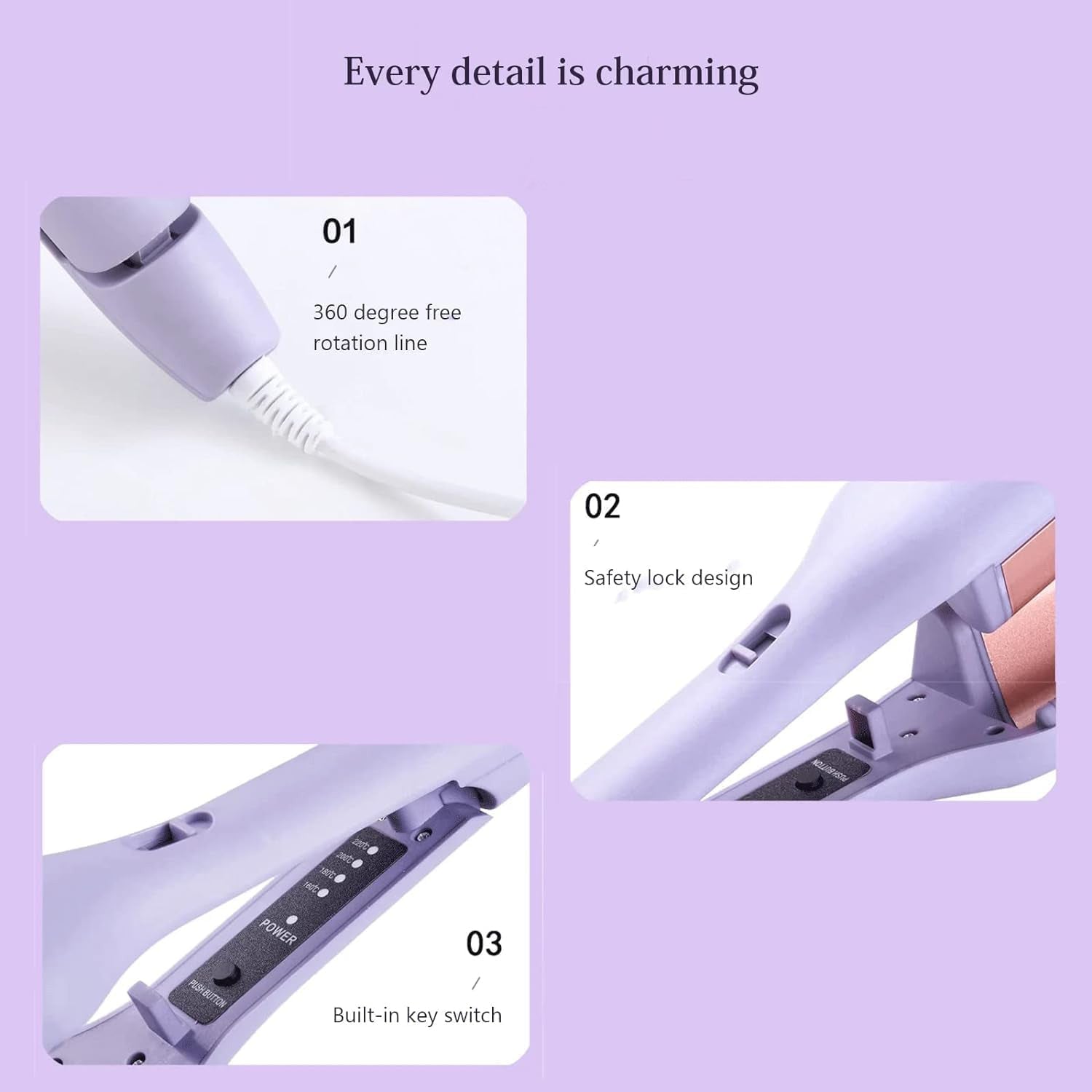 French Egg Roll V-Shaped Curling Iron-KYAMSTORE