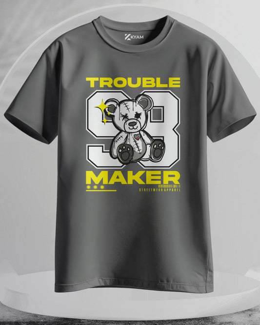 Trouble Maker - Men Stylish Printed T-Shirts – (Regular)
