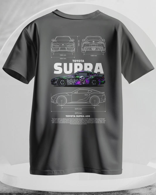 Toyota Supra - Men Stylish Back Printed T-Shirts – (Regular)
