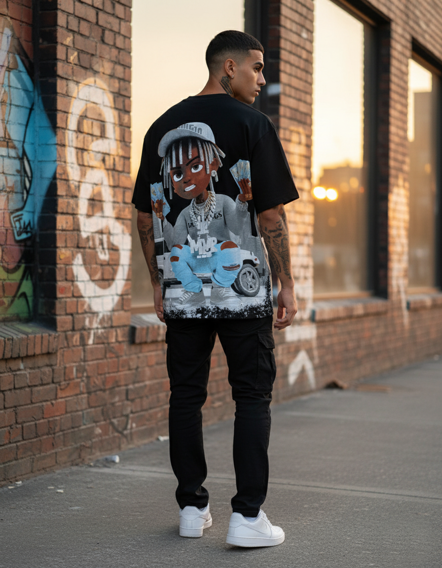 Stylish Custom Printed T-Shirt - (Oversized)