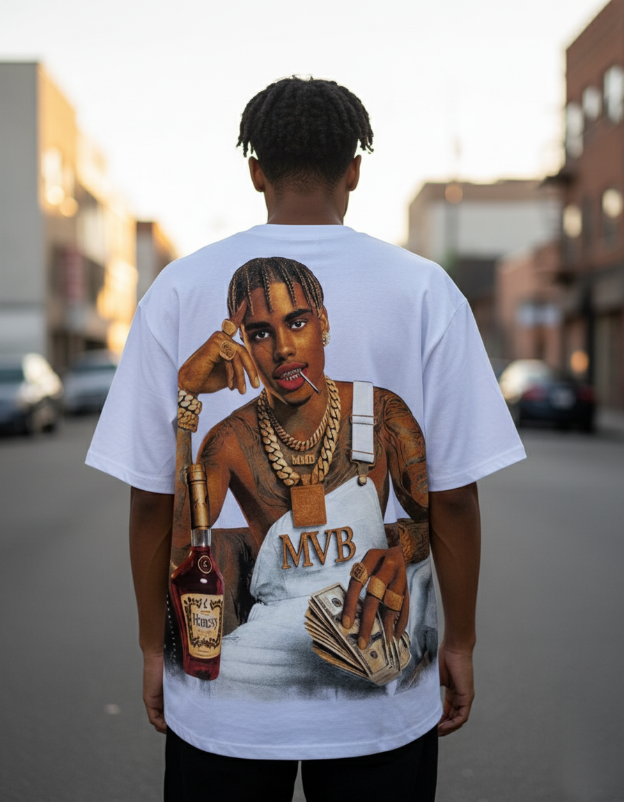 Stylish Custom Printed T-Shirt - (Oversized)