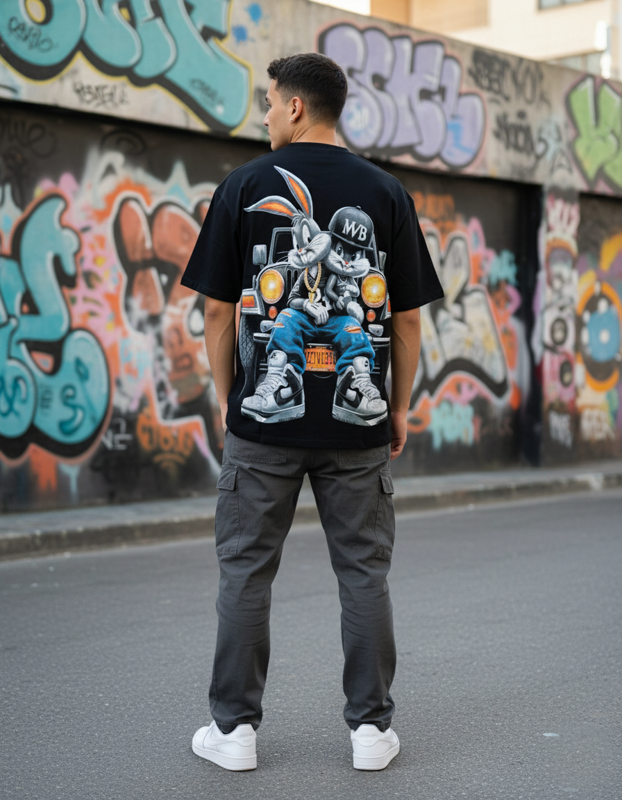Stylish Custom Printed T-Shirt - (Oversized)