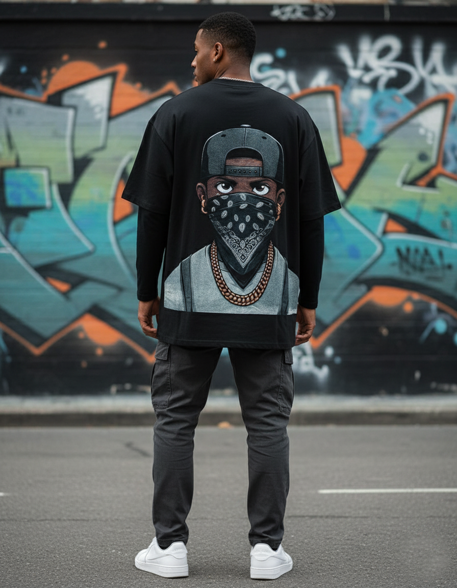 Stylish Custom Printed T-Shirt - (Oversized)