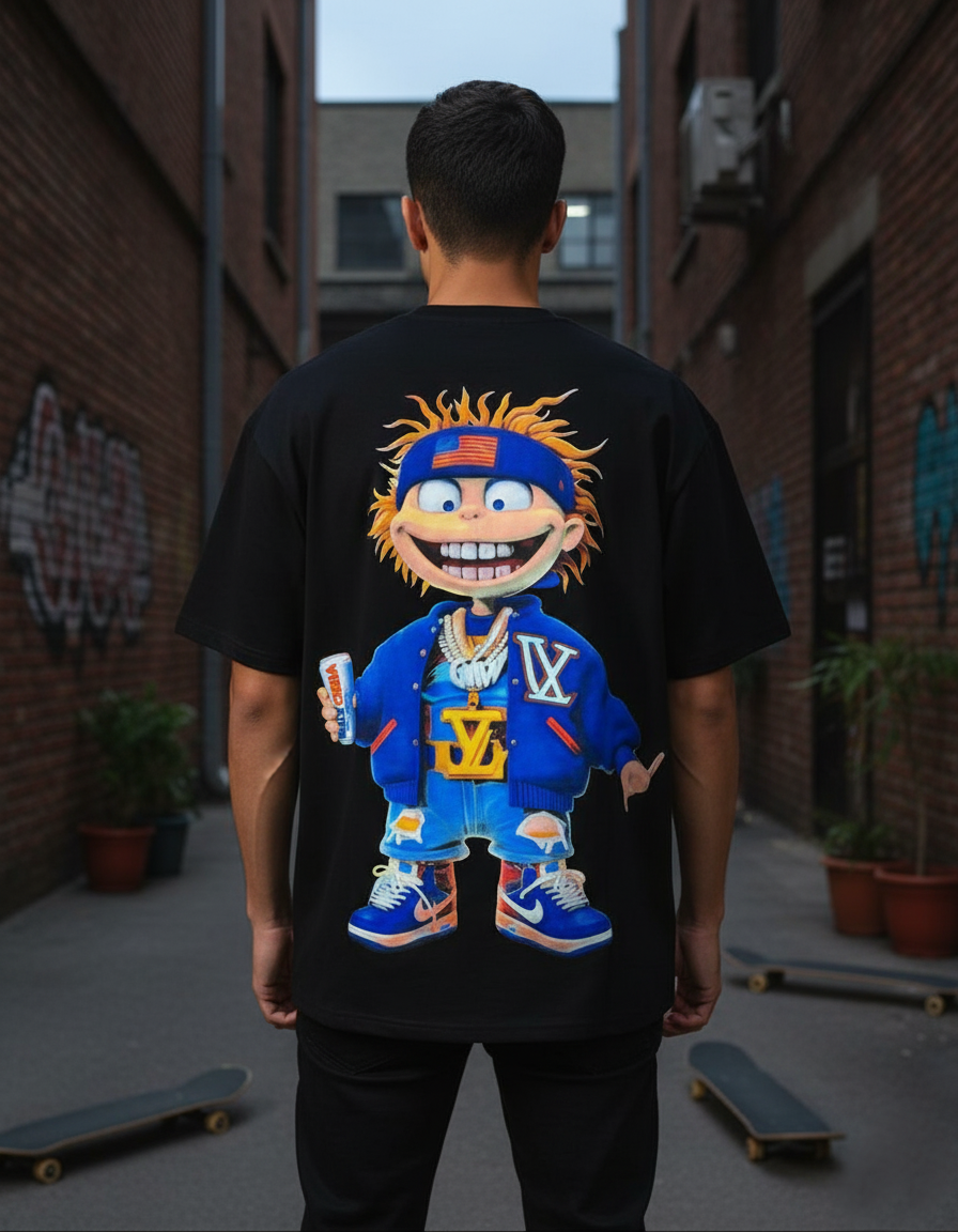 Stylish Custom Printed T-Shirt - (Oversized)