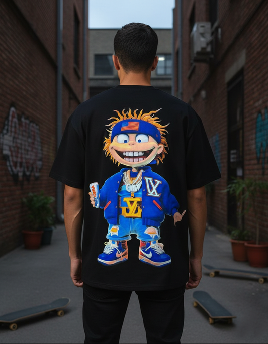 Stylish Custom Printed T-Shirt - (Oversized)