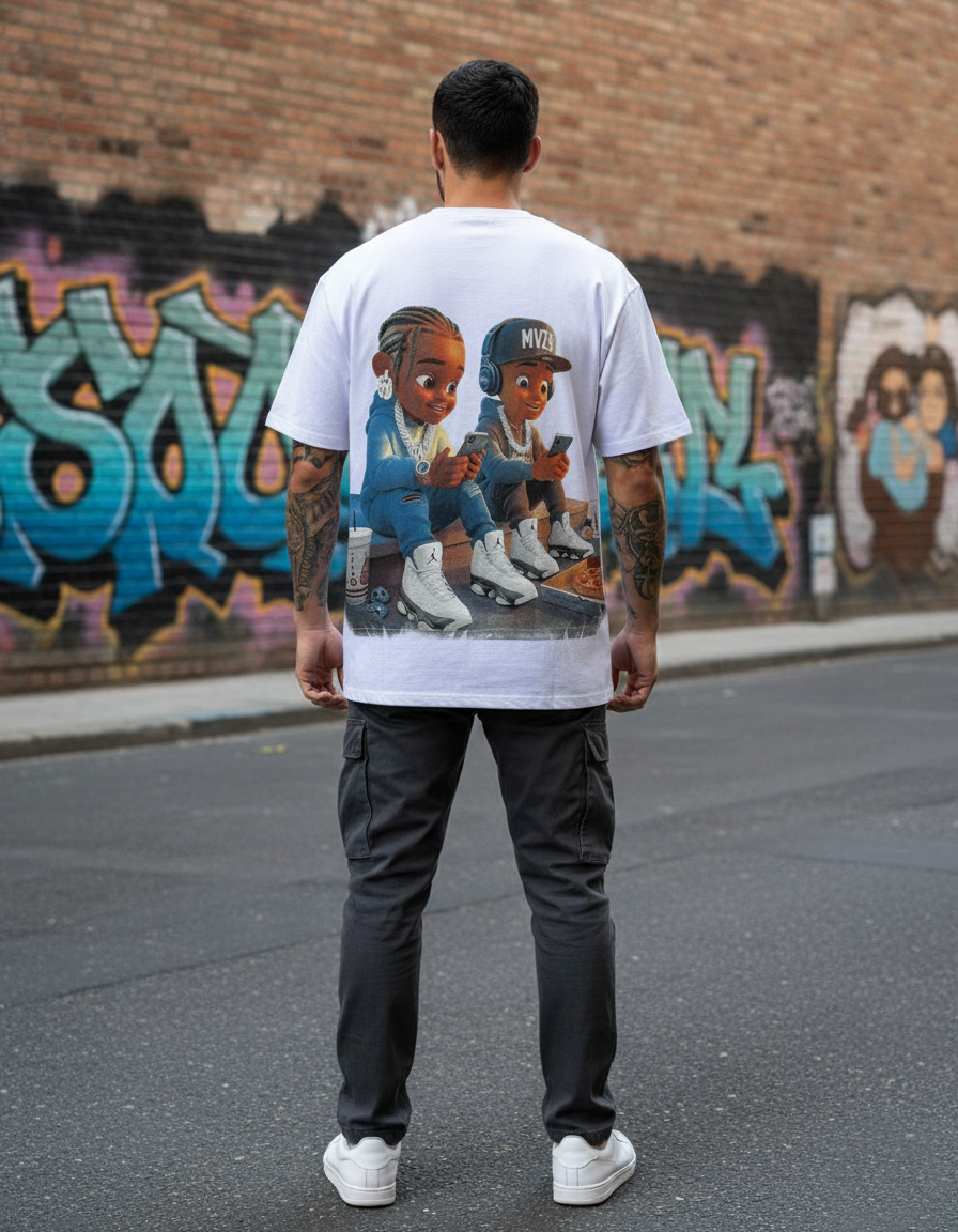 Stylish Custom Printed T-Shirt - (Oversized)
