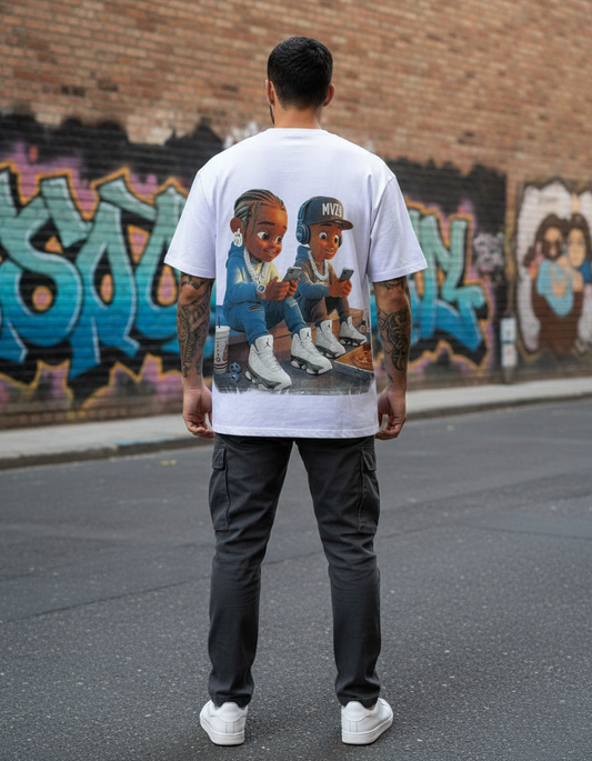 Stylish Custom Printed T-Shirt - (Oversized)