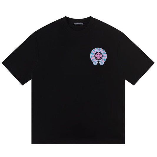 Unisex Oversize Chrome Hearts Printed Boxy Fit Thick Fabric T-Shirt - (Front Print)
