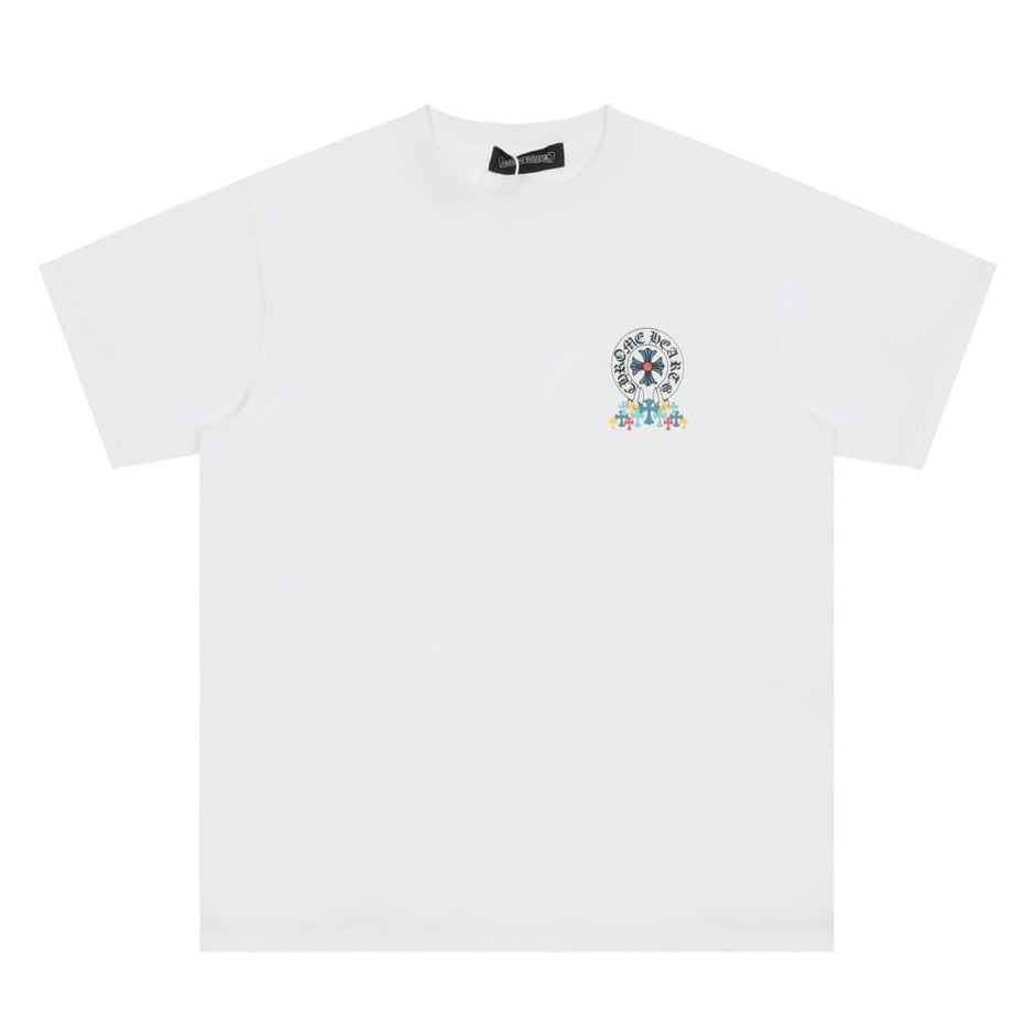 Unisex Oversize Chrome Hearts Printed Boxy Fit Thick Fabric T-Shirt - (Front Print)