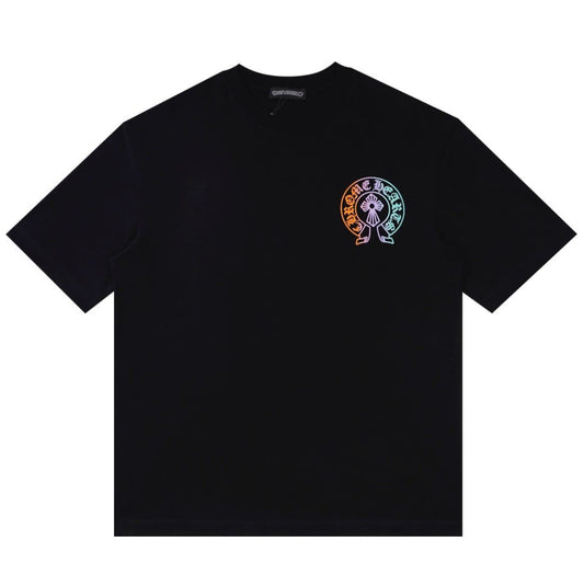 Unisex Oversize Chrome Hearts Printed Boxy Fit Thick Fabric T-Shirt - (Front Print)
