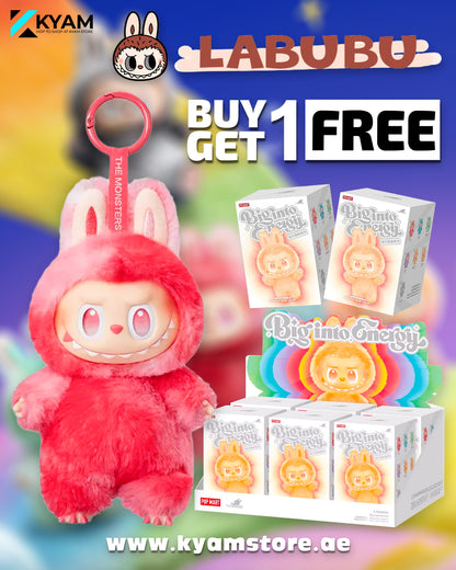 Popmart Labub Plush Toy Collection - Blind Box Big Into Energy Version 3 Series | Free Delivery