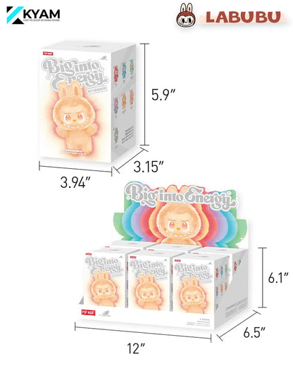 Popmart Labub Plush Toy Collection - Blind Box Big Into Energy Version 3 Series | Free Delivery