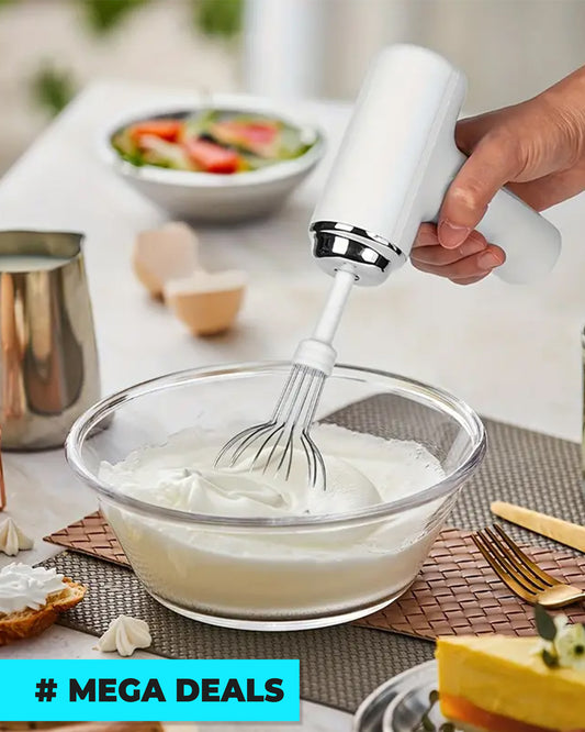 Handheld Electric Cake Mixer and Whisker - USB Rechargeable | Delivery: 7 to 10 business days | Limited stocks available | Hurry before Sold Out