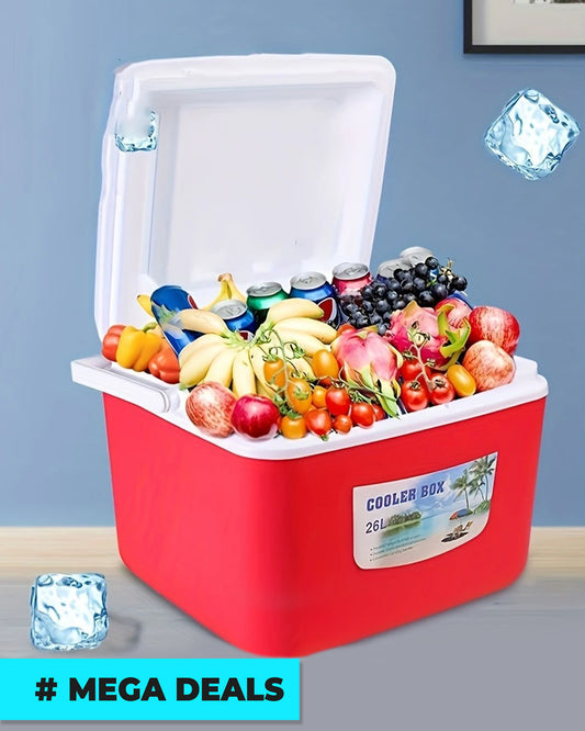 Versatile Insulated Cooler Box with Convenient Handle (5L/Red) | Delivery: 7 to 10 business days | Limited stocks available