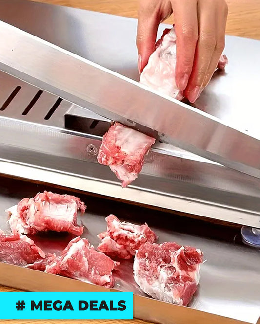 Easy-Clean Stainless Steel Manual Meat Slicer | Delivery: 7 to 10 business days | Limited stocks available
