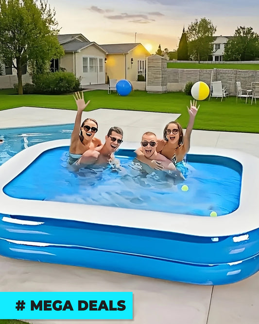 Family-Size Inflatable Swimming Pool | Delivery: 7 to 10 business days | Limited stocks available