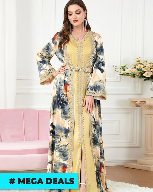 New Arabic Women Two Piece Dress | Delivery: 7 to 10 business days | Limited stocks available