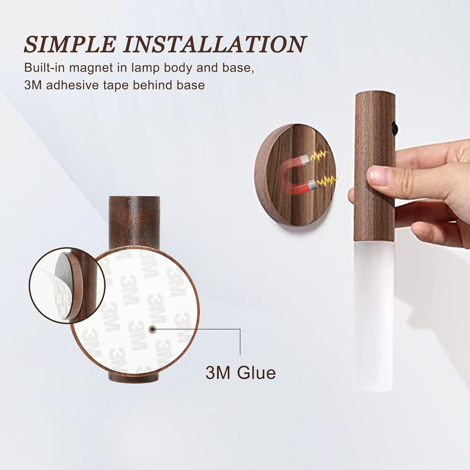 Motion Sensor Night Light with USB Charging-KYAMSTORE
