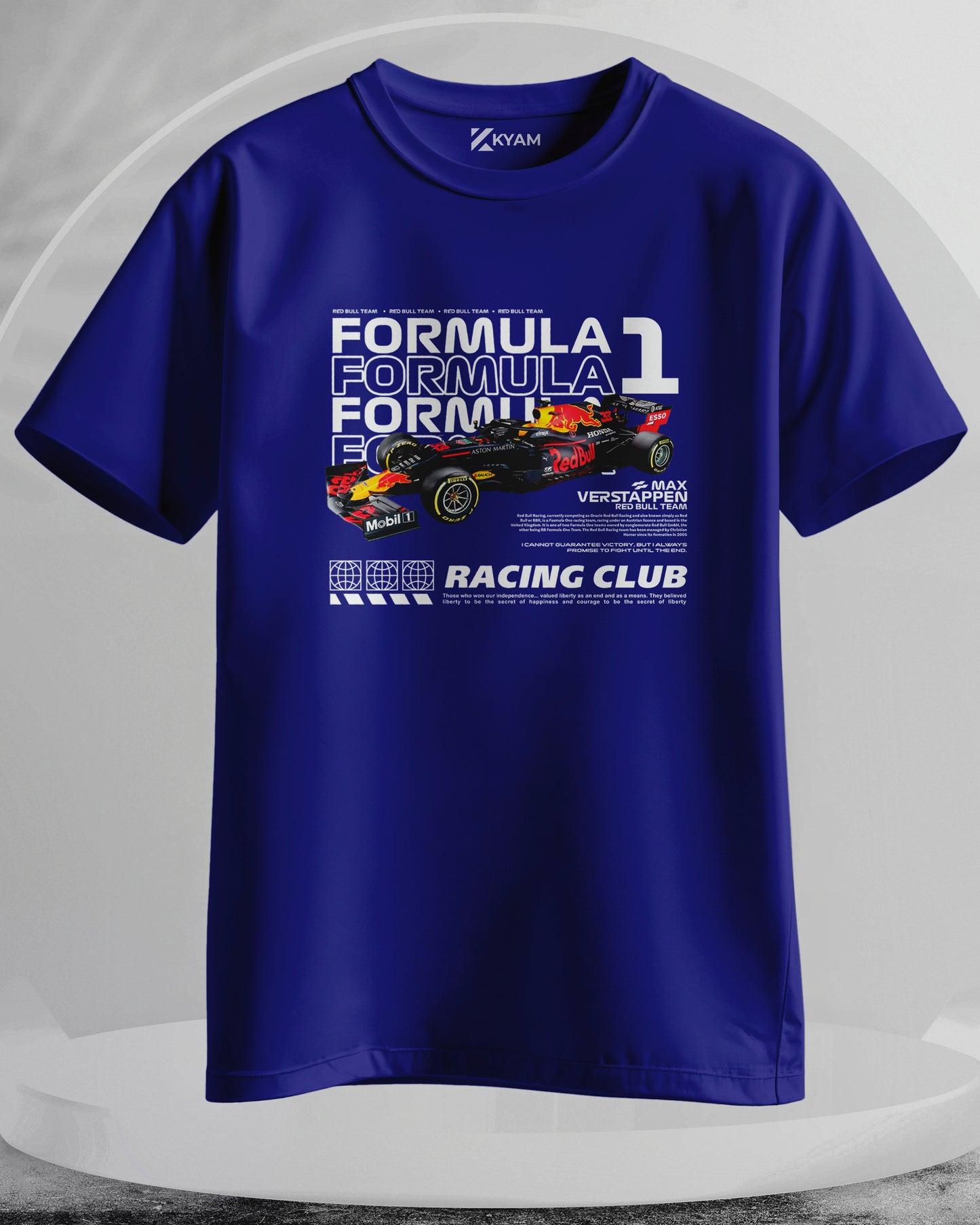 Formula 1 Red Bull Team - Men Stylish Printed T-Shirts – (Regular)