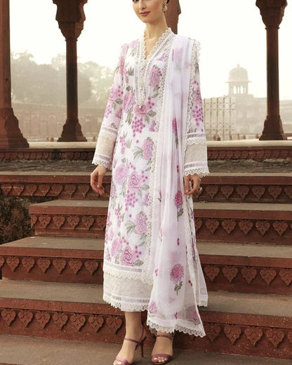 Embroidered Luxury Cotton Unstitched 3pc