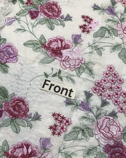 Embroidered Luxury Cotton Unstitched 3pc