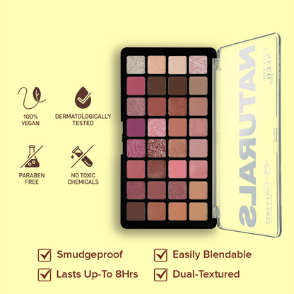 Naturals 32 Color Eyeshadow Palette-KYAMSTORE