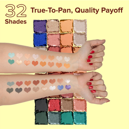 Naturals 32 Color Eyeshadow Palette-KYAMSTORE