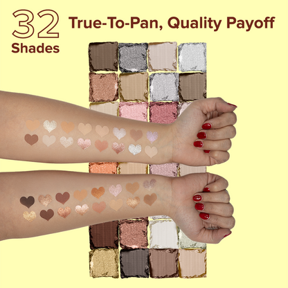 Naturals 32 Color Eyeshadow Palette-KYAMSTORE
