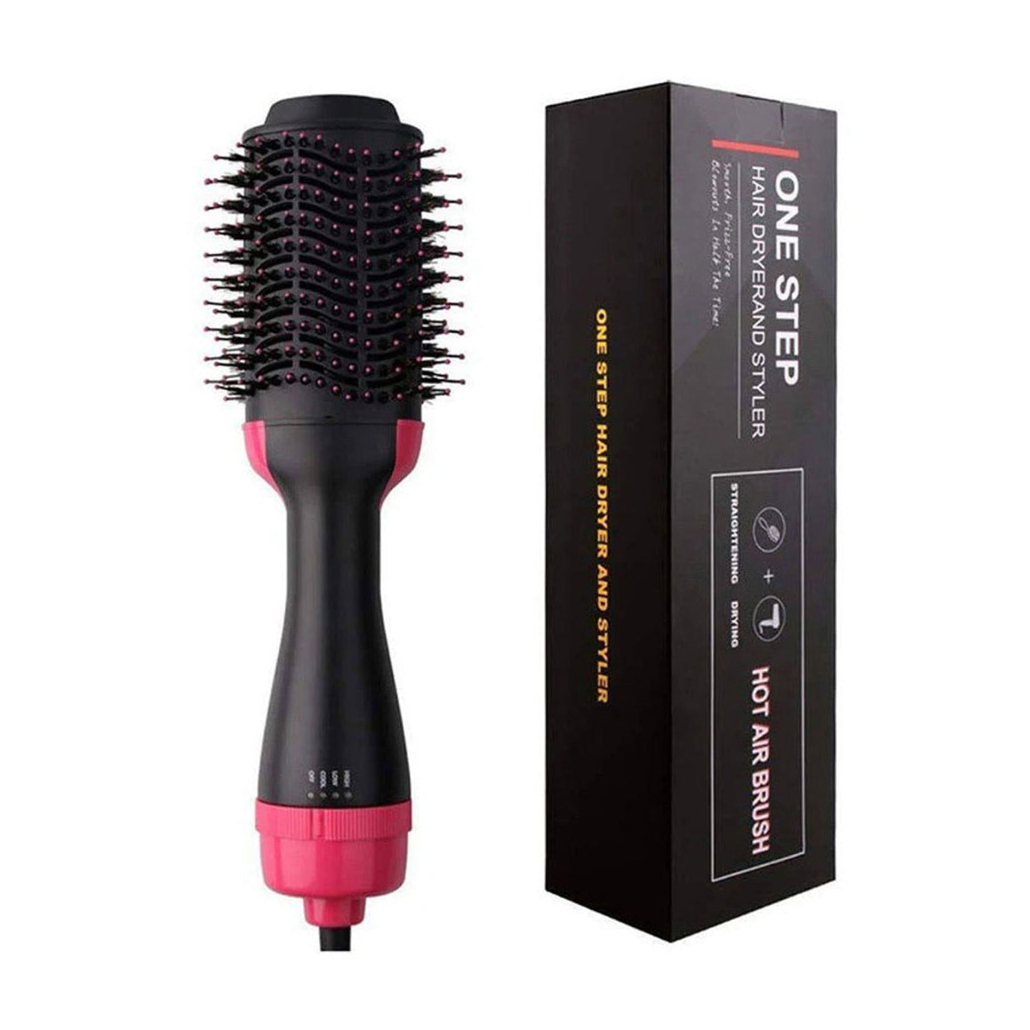 One Step Hair Dryer & Volumizer Brush - 3-in-1 Styling Tool-KYAMSTORE