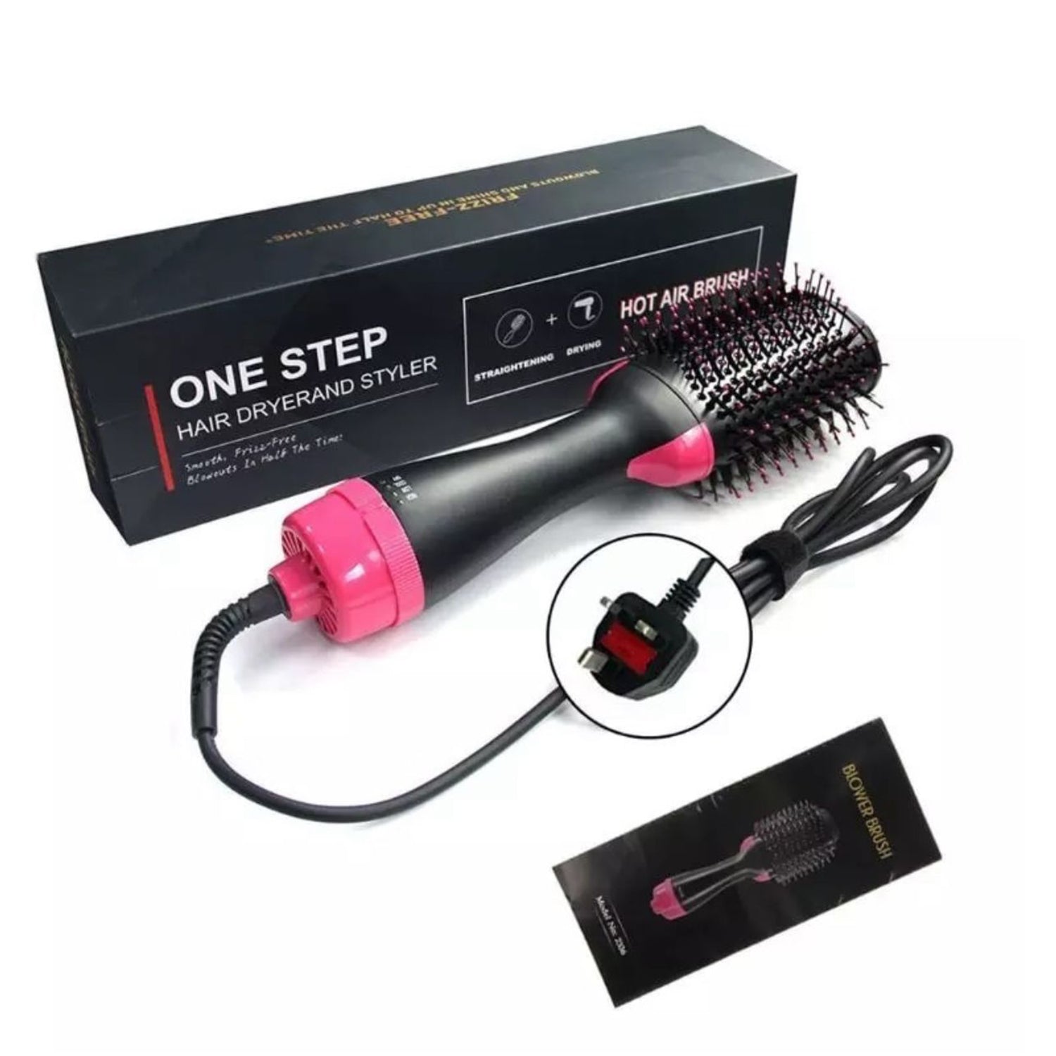 One Step Hair Dryer & Volumizer Brush - 3-in-1 Styling Tool-KYAMSTORE