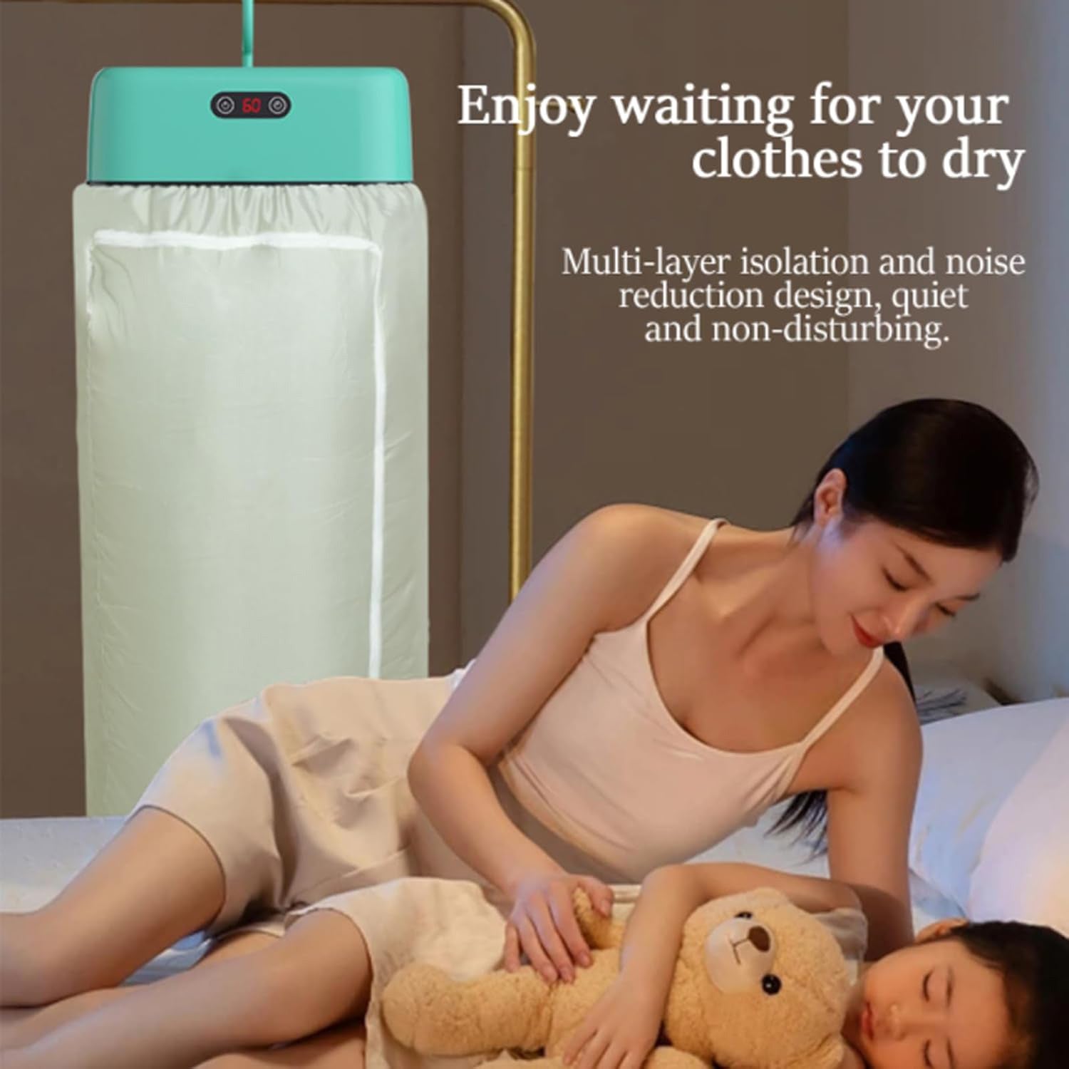 Portable Clothes Dryer with Dryer Bag-KYAMSTORE