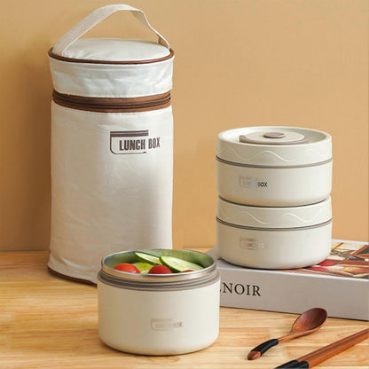 Portable Thermal Insulated Bento Lunch Box Set-KYAMSTORE