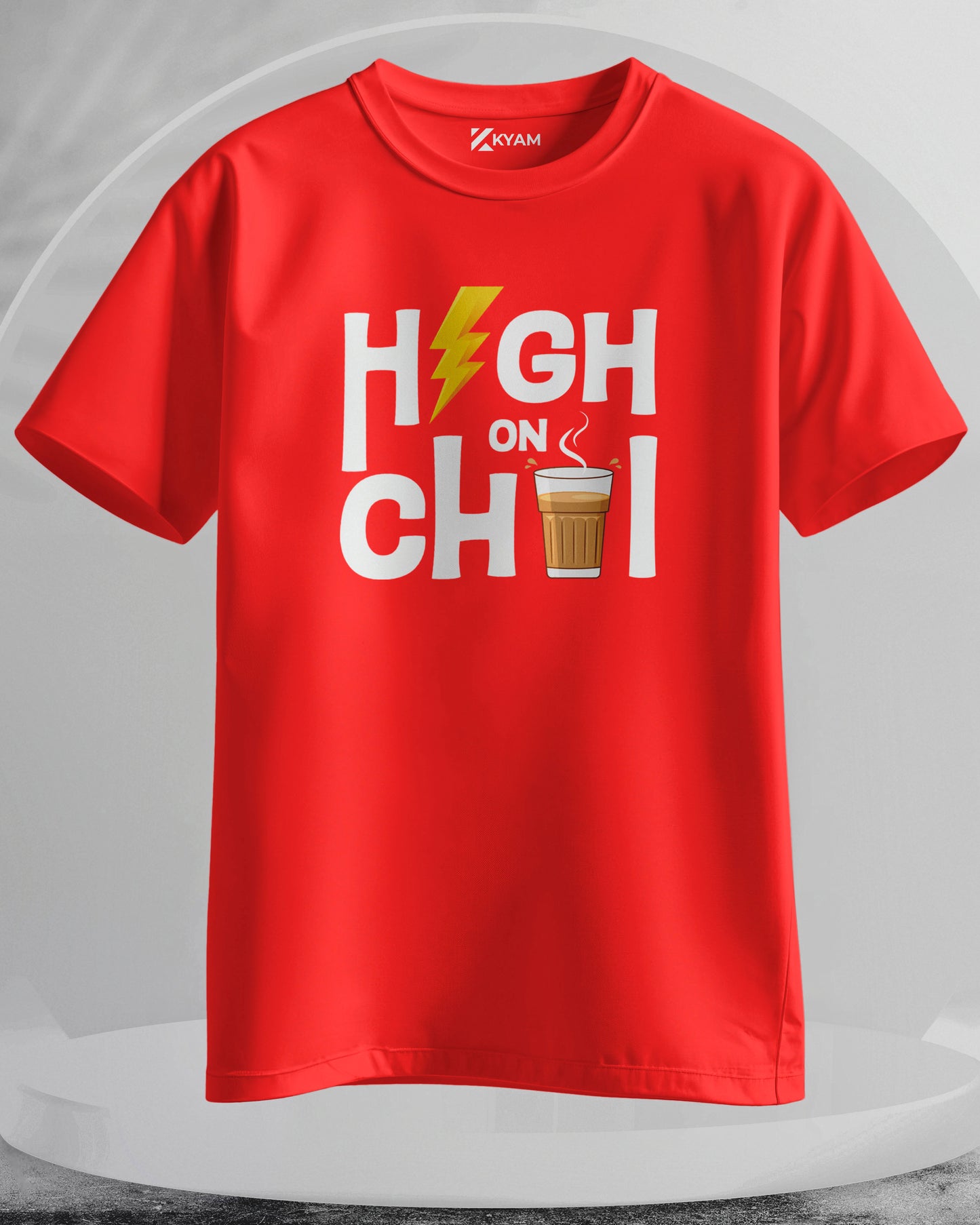 High On Chai - Men Stylish Printed T-Shirts – (Regular)