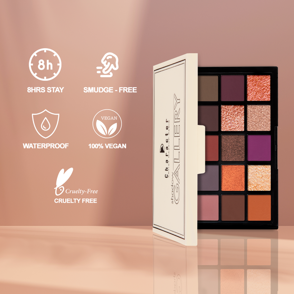 Character Shadow Gallery 20 Color Eyeshadow Palette-KYAMSTORE