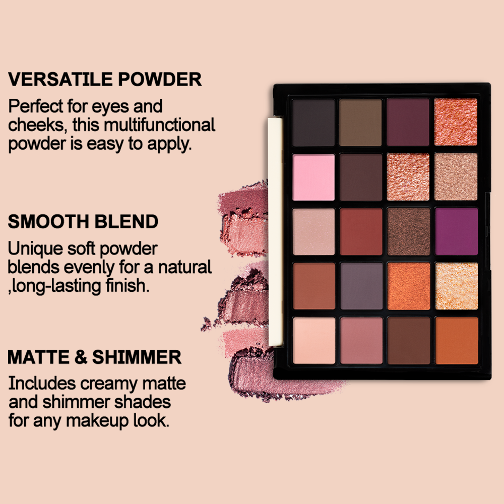 Character Shadow Gallery 20 Color Eyeshadow Palette-KYAMSTORE