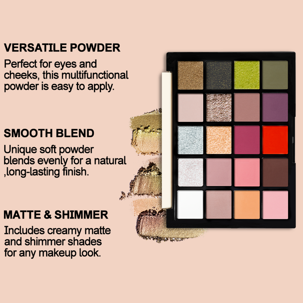 Character Shadow Gallery 20 Color Eyeshadow Palette-KYAMSTORE