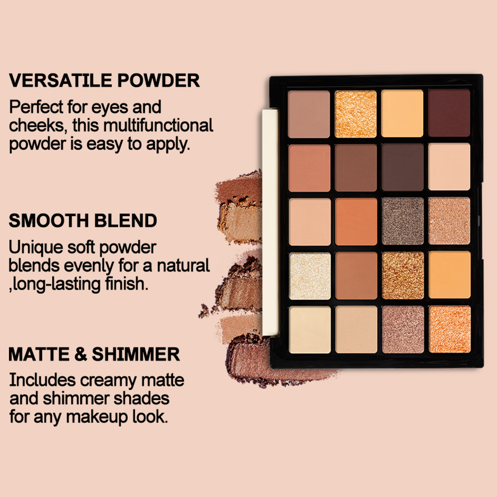 Character Shadow Gallery 20 Color Eyeshadow Palette-KYAMSTORE